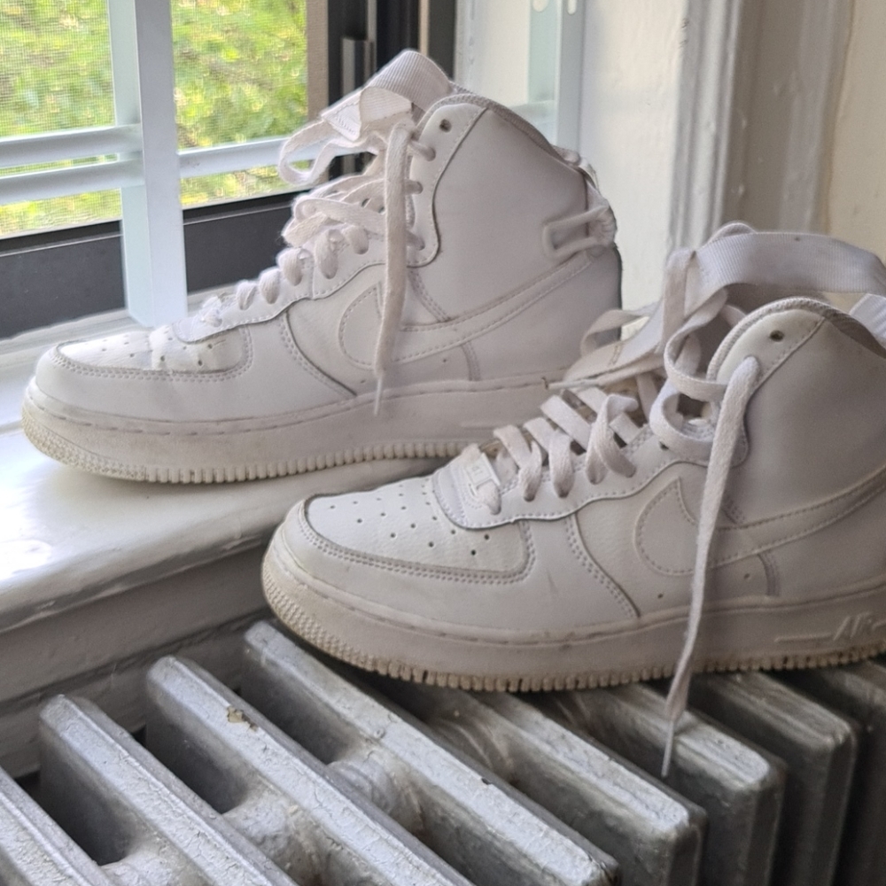 High top Nike Air Force 1s